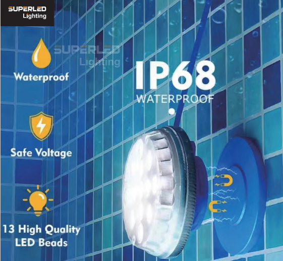 Spool-waterproof Swimming Pool Light